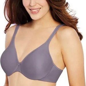 Bali Size 36D Passion For Comfort Bra Perfectly Purple  Style #3383 NWT
